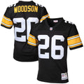 Pittsburgh Steelers Rod Woodson Mitchell & Ness Black Legacy Replica Jersey for Men product image 1, provided for visual