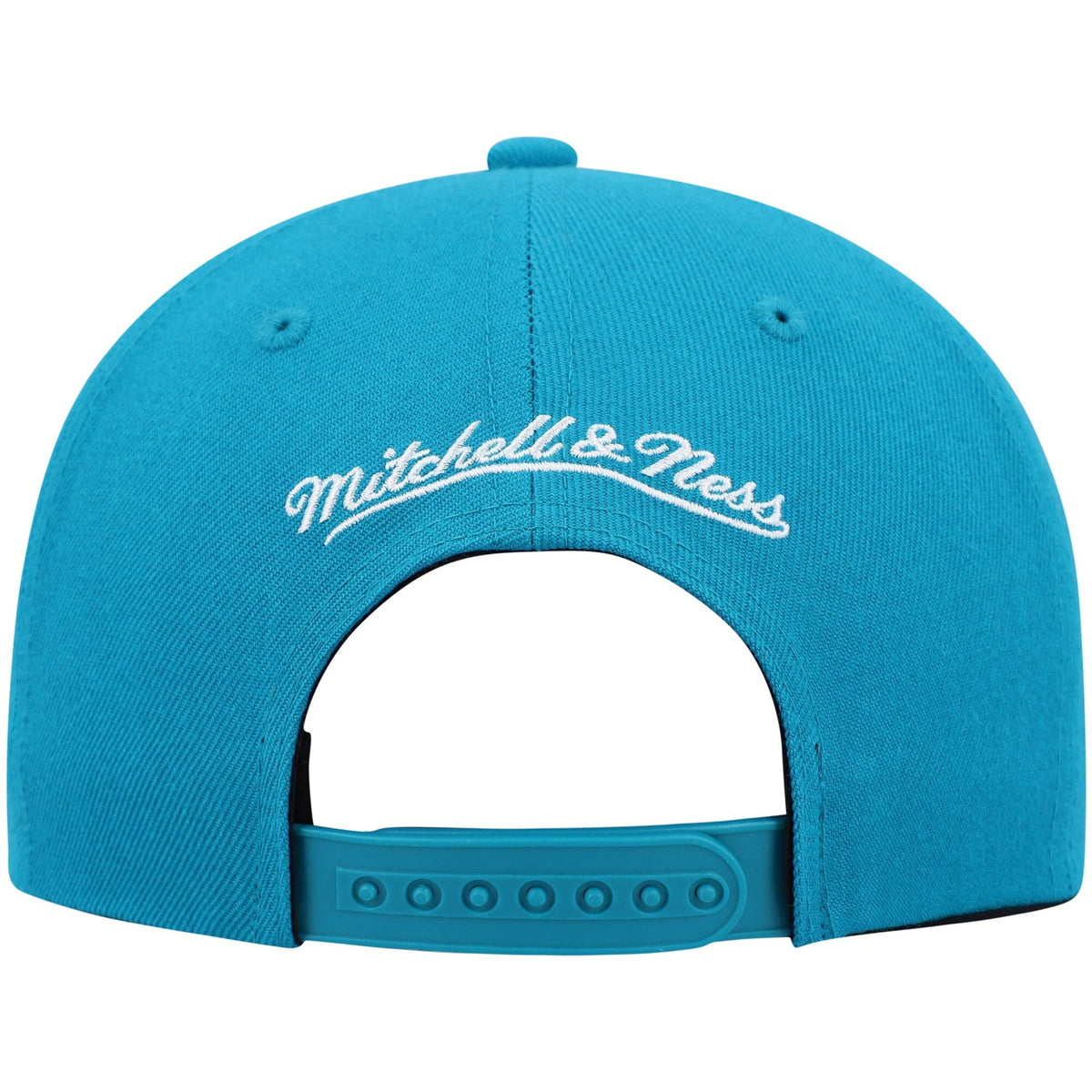 Mitchell & Ness Teal Charlotte Hornets Ground 2.0 Snapback Hat for Men product image 4, provided for visual reference and