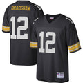 Mens Pittsburgh Steelers Terry Bradshaw Mitchell & Ness Black Legacy Replica Jersey product image 1, provided for visual