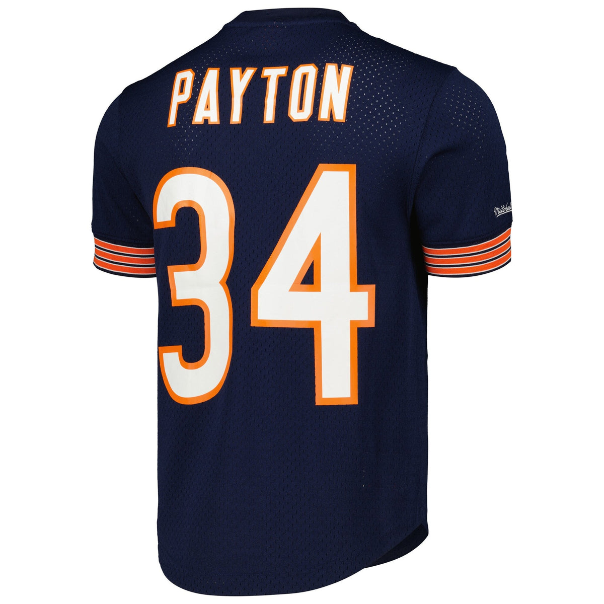 Walter Payton Chicago Bears Mitchell & Ness Mesh Retired Navy Player Name & Number Crew Neck Top for Men product image 3,
