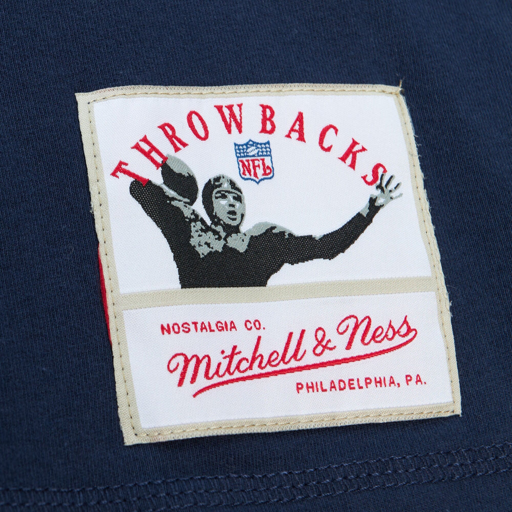 Chicago Bears Walter Payton Mitchell & Ness Navy Throwback Name & Number Long Sleeve T-Shirt for Men product image 5,