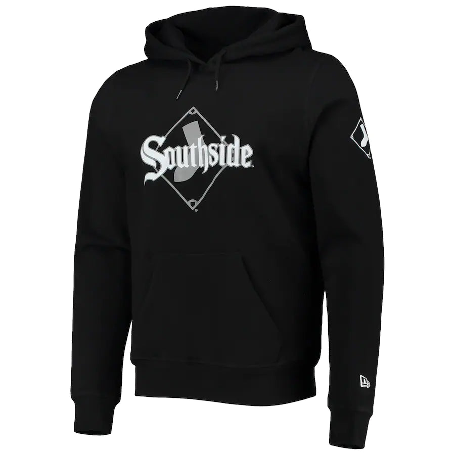 Chicago White Sox New Era City Connect Pullover Hoodie - Black product image 2, provided for visual reference and product