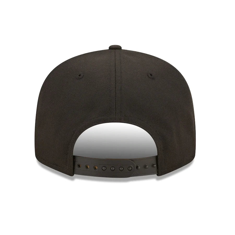 Mens Las Vegas Raiders New Era Black Script 9FIFTY Snapback Hat product image 4, provided for visual reference and product