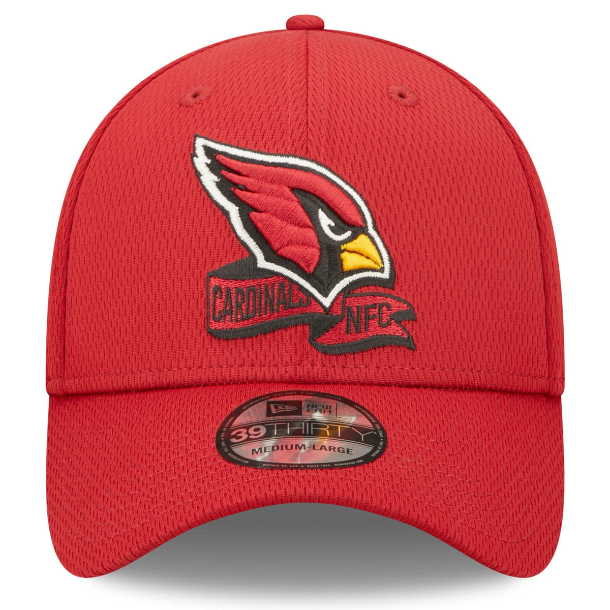 Arizona Cardinals New Era Cardinal Red 2022 Sideline Coaches 39THIRTY Flex Hat for Men product image 2, provided for visual