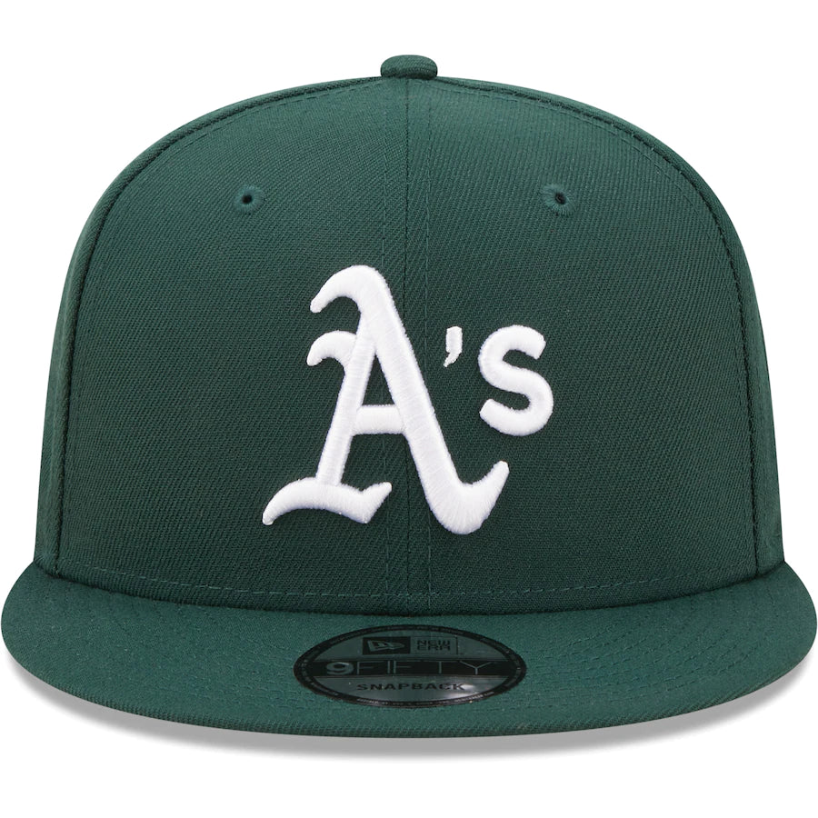 New Era Oakland Athletics 1989 World Series Green 9FIFTY Snapback Adjustable Hat product image 2, provided for visual