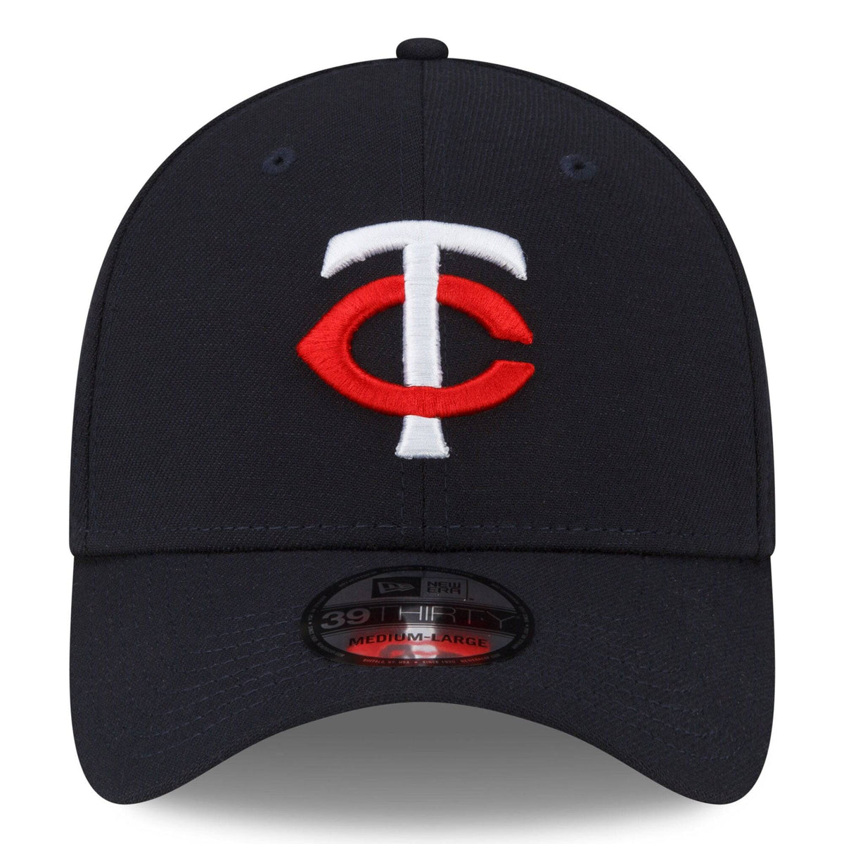 Minnesota Twins New Era Navy Team Classic Home 39THIRTY Flex Hat product image 2, provided for visual reference and product