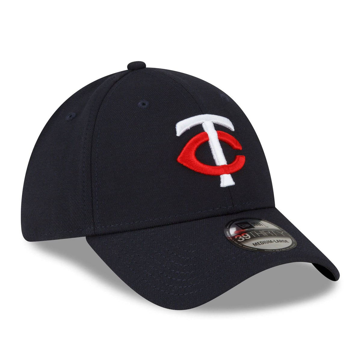 Minnesota Twins New Era Navy Team Classic Home 39THIRTY Flex Hat product image 3, provided for visual reference and product