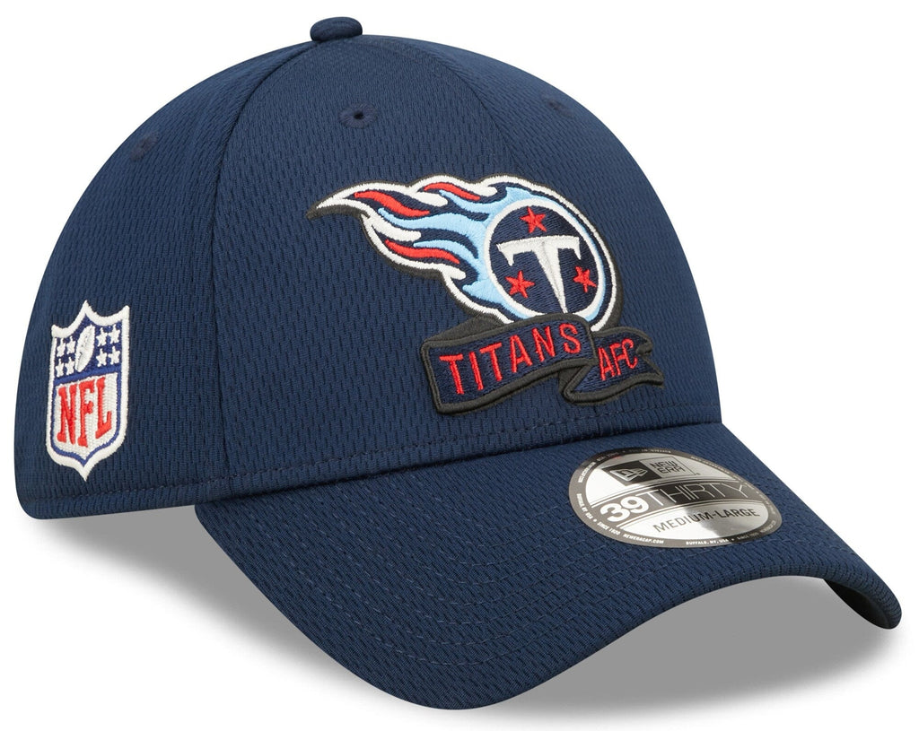 Tennessee Titans New Era Navy 2022 Sideline 39THIRTY Coaches Flex Hat for Men product image 1, provided for visual reference