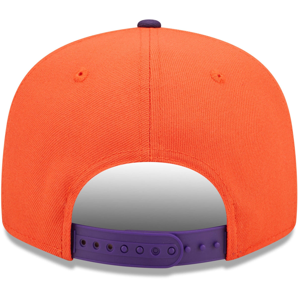 Clemson Tigers New Era Team Script 9FIFTY Snapback Hat - Orange product image 4, provided for visual reference and product