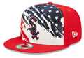 Chicago White Sox New Era 2022 4th of July Stars and Stripes Red 9FIFTY Snapback Adjustable Hat for Men product image 1,