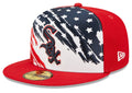 Chicago White Sox 2022 4th of July Stars and Stripes Authentic Collection Red 59FIFTY Fitted Hat product image 1, provided