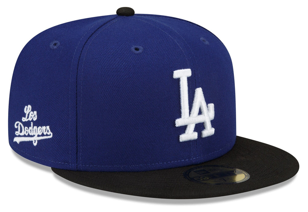 Los Angeles Dodgers New Era Royal/Black City Connect 59FIFTY Fitted Hat for Men product image 1, provided for visual