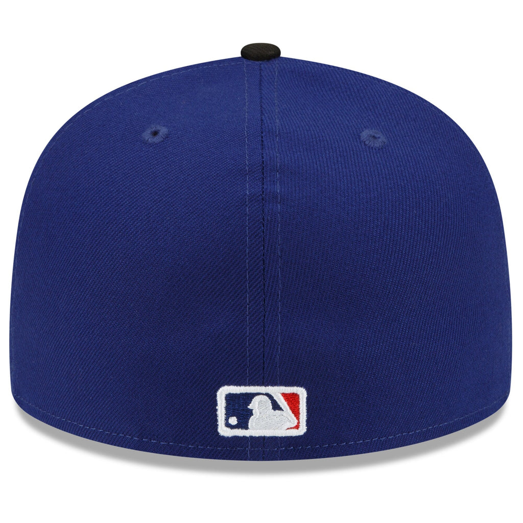 Los Angeles Dodgers New Era Royal/Black City Connect 59FIFTY Fitted Hat for Men product image 4, provided for visual