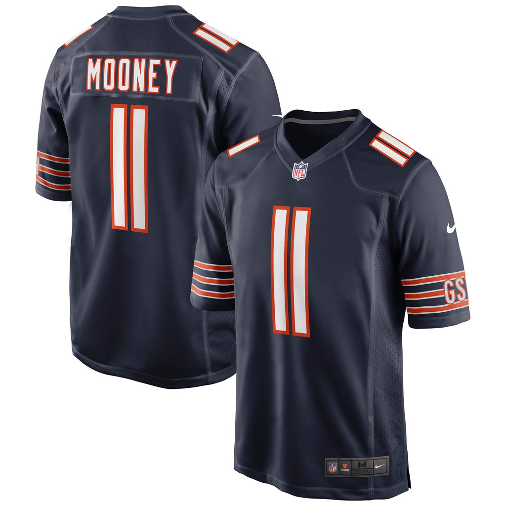 Chicago Bears Darnell Mooney Nike Navy Game Jersey for Men product image 1, provided for visual reference and product detail