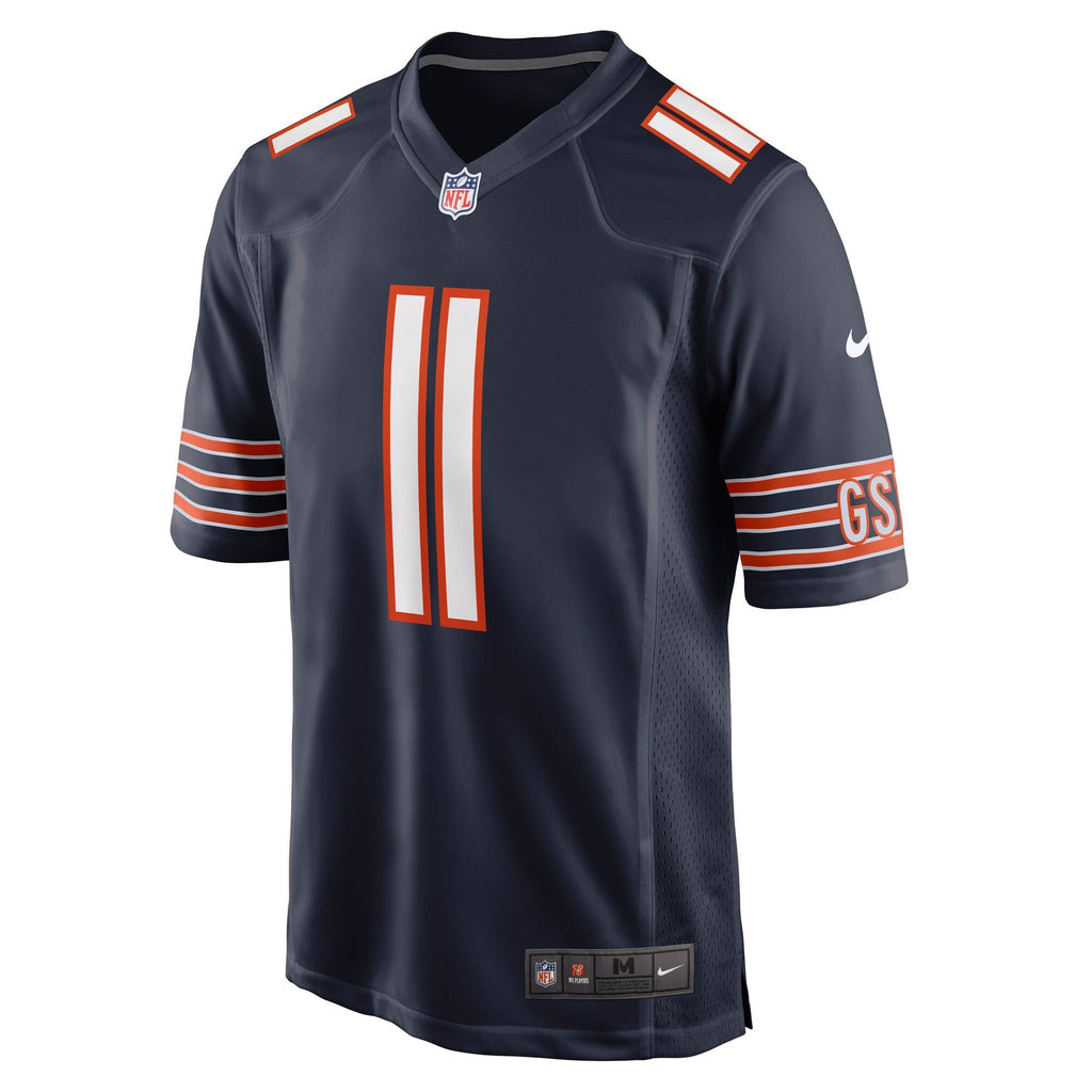 Chicago Bears Darnell Mooney Nike Navy Game Jersey for Men product image 2, provided for visual reference and product detail