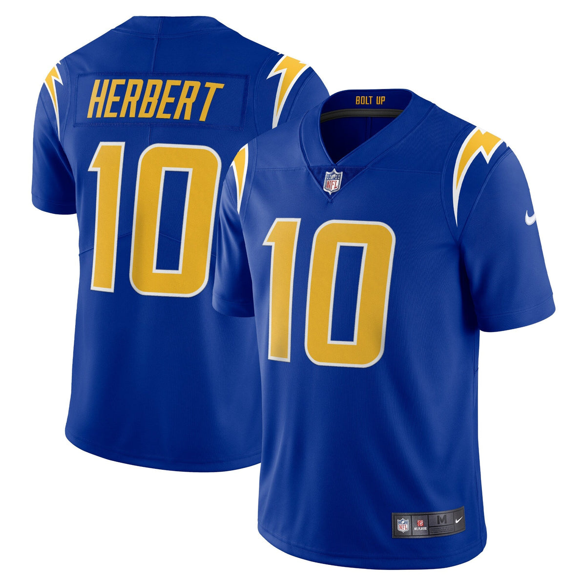 Los Angeles Chargers Justin Herbert Nike Royal Vapor Limited Jersey for Men product image 1, provided for visual reference