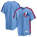 Montreal Expos Nike Light Blue Road Cooperstown Collection Team Jersey for Men product image 1, provided for visual