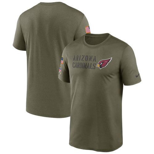 Arizona Cardinals Nike Olive Salute to Service Legend Team T-Shirt for Men product image 1, provided for visual reference