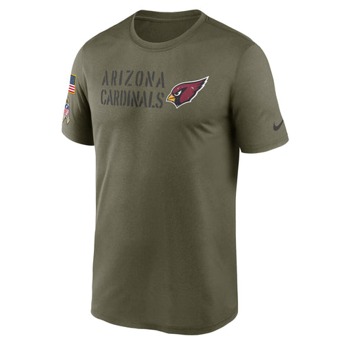 Arizona Cardinals Nike Olive Salute to Service Legend Team T-Shirt for Men product image 2, provided for visual reference