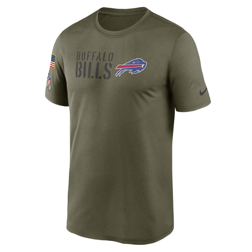 Buffalo Bills Nike Olive 2022 Salute to Service Legend Team T-Shirt for Men product image 2, provided for visual reference