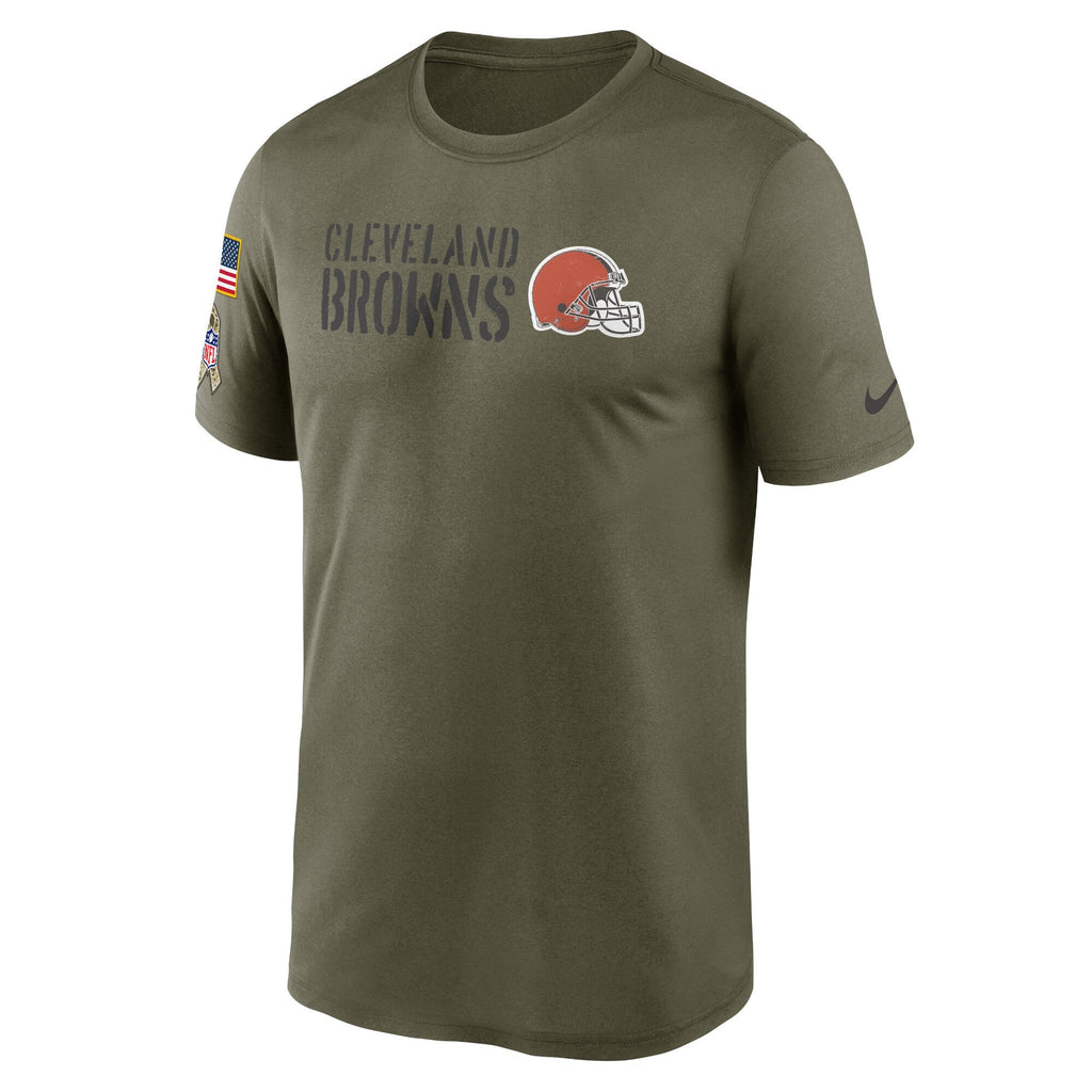 Cleveland Browns Nike Olive 2022 Salute to Service Legend Team T-Shirt for Men product image 2, provided for visual