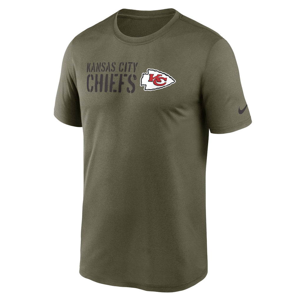Kansas City Chiefs Nike Olive 2022 Salute to Service Legend Team T-Shirt for Men product image 2, provided for visual