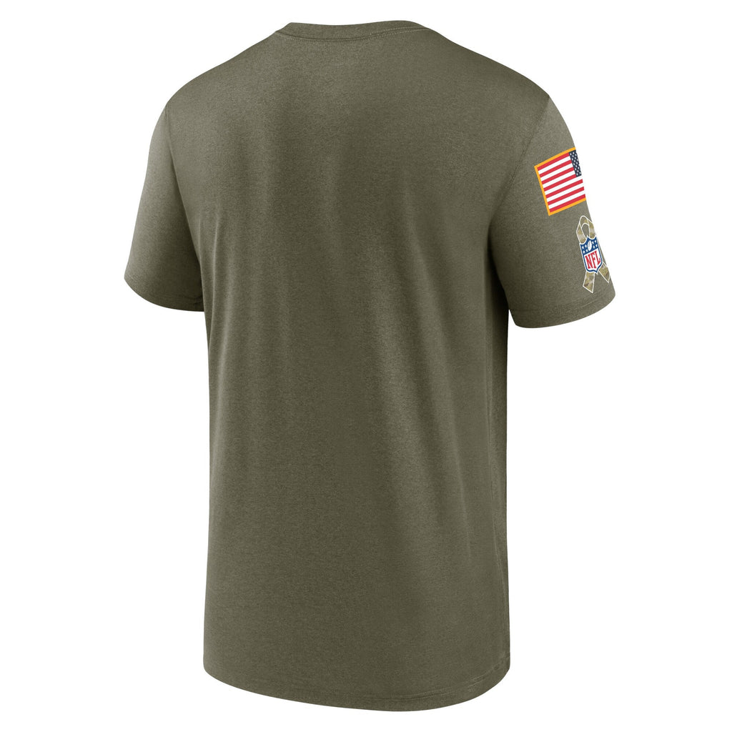 Kansas City Chiefs Nike Olive 2022 Salute to Service Legend Team T-Shirt for Men product image 3, provided for visual