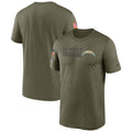 Los Angeles Chargers Nike Olive 2022 Salute to Service Legend Team T-Shirt for Men product image 1, provided for visual