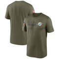 Miami Dolphins Nike Olive 2022 Salute to Service Legend Team T-Shirt for Men product image 1, provided for visual reference