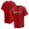 St. Louis Cardinals Nike Red Alternate Replica Team Jersey for Men product image 1, provided for visual reference and