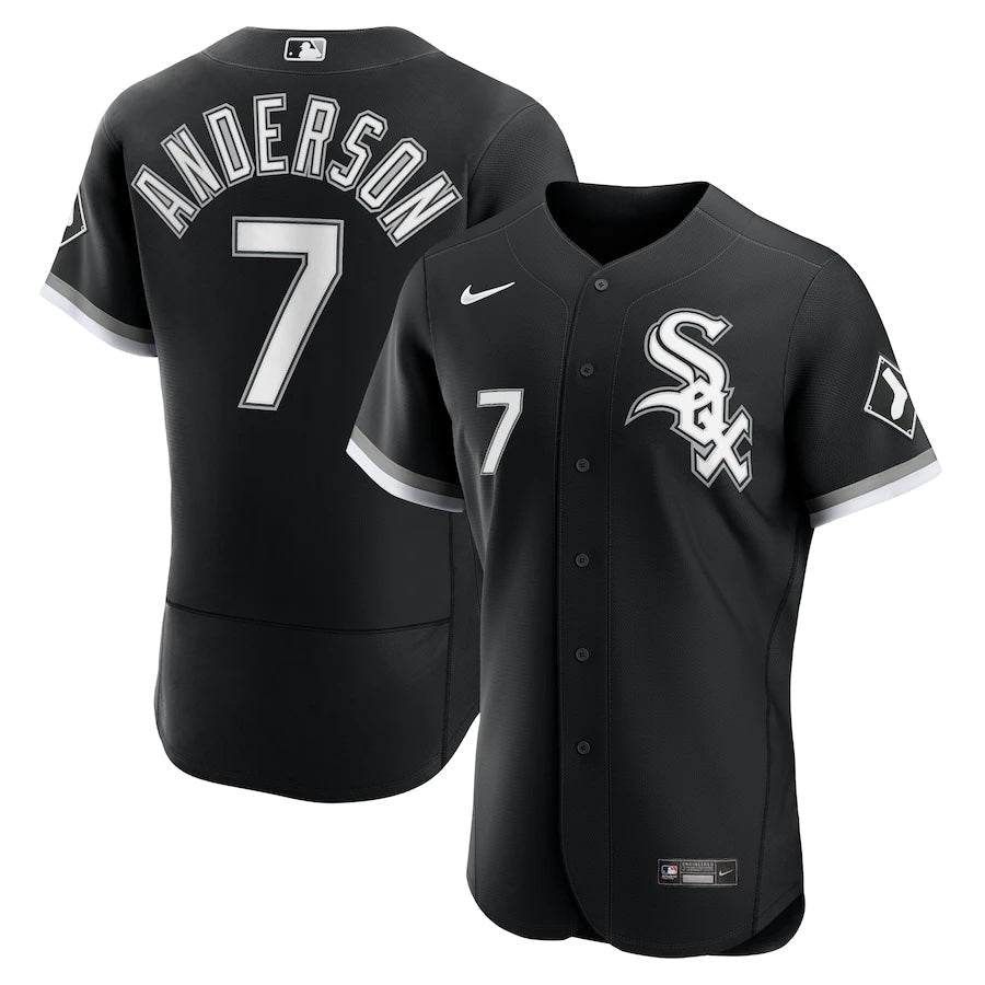 Chicago White Sox Tim Anderson Nike Black Alternate Authentic Player Jersey for Men product image 1, provided for visual