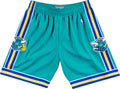 New Orleans Hornets Mitchell and Ness Hardwood Classics Teal 2005-06 Swingman Shorts for Men product image 1, provided for