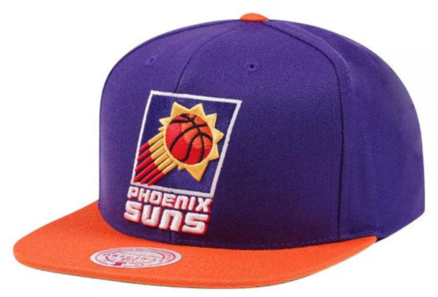 Mitchell & Ness Phoenix Suns Hardwood Classics Core Purple/Orange Adjustable Snapback Hat for Men product image 1, provided