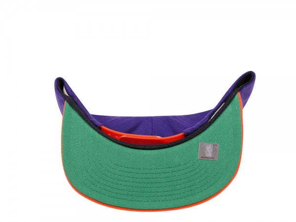 Mitchell & Ness Phoenix Suns Hardwood Classics Core Purple/Orange Adjustable Snapback Hat for Men product image 3, provided