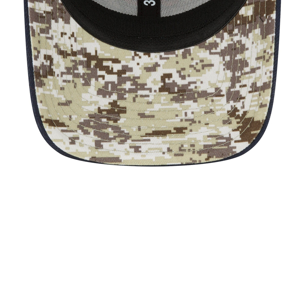 Chicago Bears New Era Black 2022 Salute to Service B Logo 39THIRTY Flex Hat for Men product image 5, provided for visual