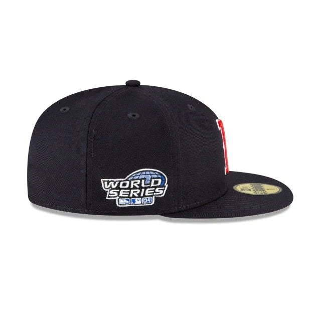 Boston Red Sox Navy Classic 2004 World Series New Era 59Fifty Fitted Hat product image 4, provided for visual reference and