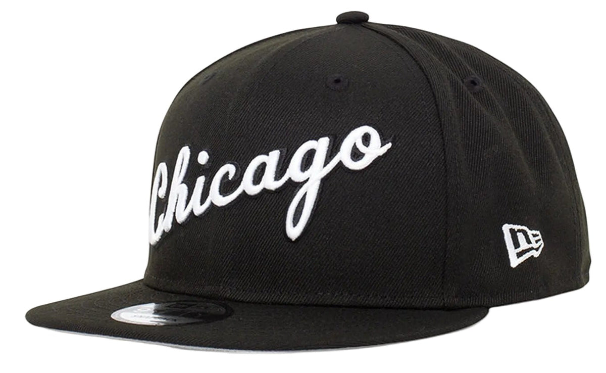 Chicago Bulls 2021-2022 City Edition Trophy's Black New Era 9FIFTY Snapback Hat for Men product image 3, provided for visual