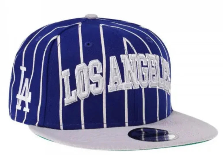 Los Angeles Dodgers Royal/Gray City Arch New Era 9FIFTY Snapback Hat product image 1, provided for visual reference and