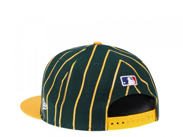 Oakland Athletics Green/Yellow City Arch New Era 9FIFTY Snapback Hat product image 3, provided for visual reference and