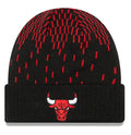 New Era Mens NBA Chicago Bulls Knit Freeze Cuffed Knit Hat product image 1, provided for visual reference and product detail