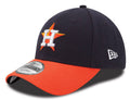 Houston Astros Men’s New Era Navy/Orange Road League 9FORTY Adjustable Hat product image 1, provided for visual reference