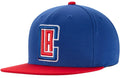 Mens NBA Los Angeles Clippers Royal/Red Wool 2 Tone Snapback Hat By Mitchell And Ness product image 1, provided for visual