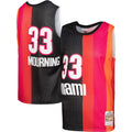 Alonzo Mourning Miami Heat Mitchell & Ness NBA 2005-06 Black Alternate Throwback Swingman Jersey for Men product image 1,