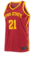 Iowa State Cyclones Nike Replica #21 Basketball Jersey – Maroon for Men product image 1, provided for visual reference and
