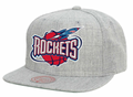 Houston Rockets HWC Gray Heather 2.0 Mitchell & Ness Snapback Hat product image 1, provided for visual reference and product