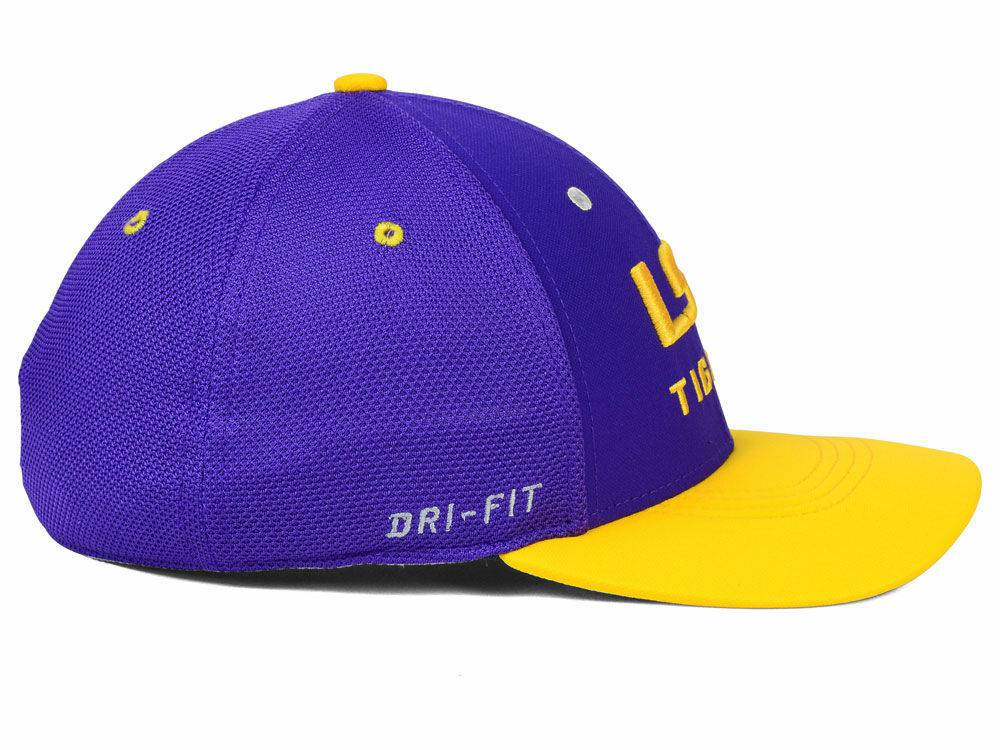 LSU Tigers Nike Conference Legacy 91 Performance Flex Hat product image 2, provided for visual reference and product detail