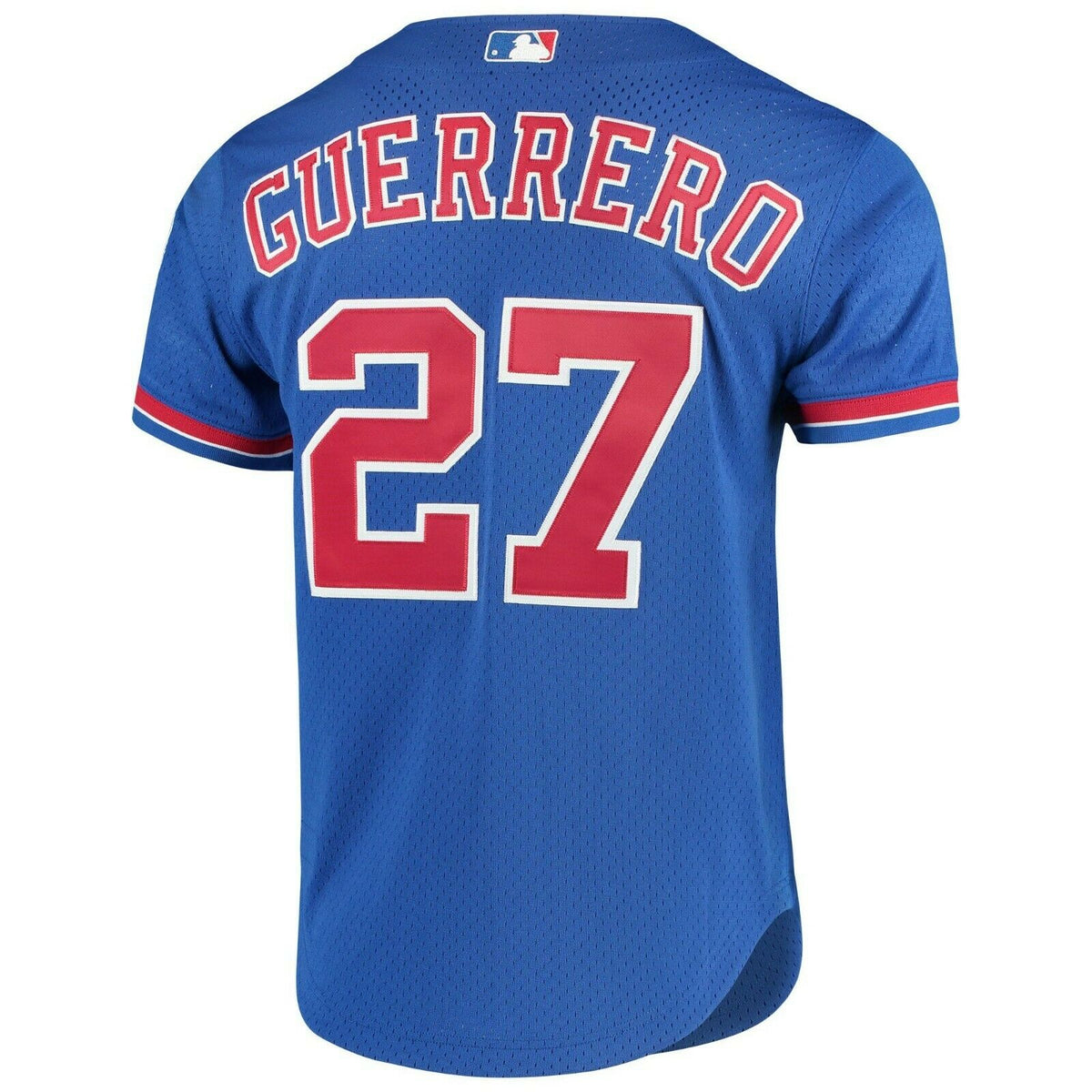 Montreal Expos Vladimir Guerrero Mitchell & Ness Royal 2002 Authentic Cooperstown Collection Mesh Batting Practice Jersey