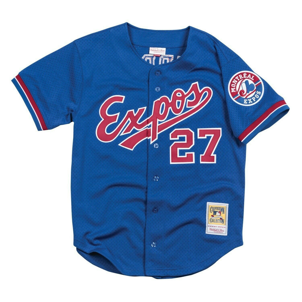 Montreal Expos Vladimir Guerrero Mitchell & Ness Royal 2002 Authentic Cooperstown Collection Mesh Batting Practice Jersey