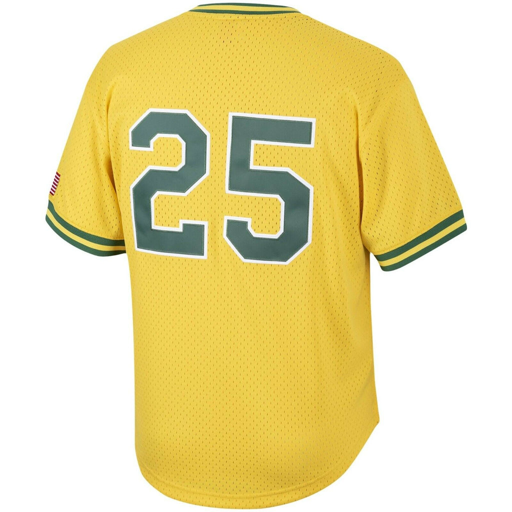 Mitchell & Ness Oakland Athletics Mark McGwire 1990 Cooperstown Collection Authentic Practice Jersey - Yellow product image