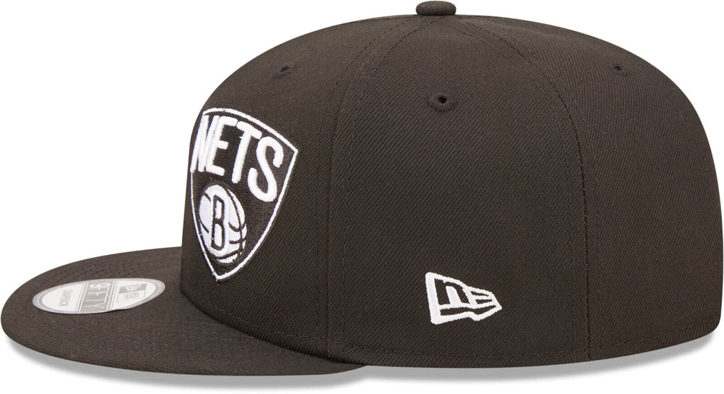 Brooklyn Nets New Era Black 2022 NBA Draft 9FIFTY Snapback Hat product image 4, provided for visual reference and product